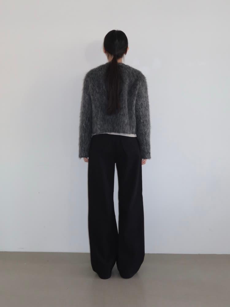 BLACK STRAIGHT PT 블랙 스트레이트 팬츠