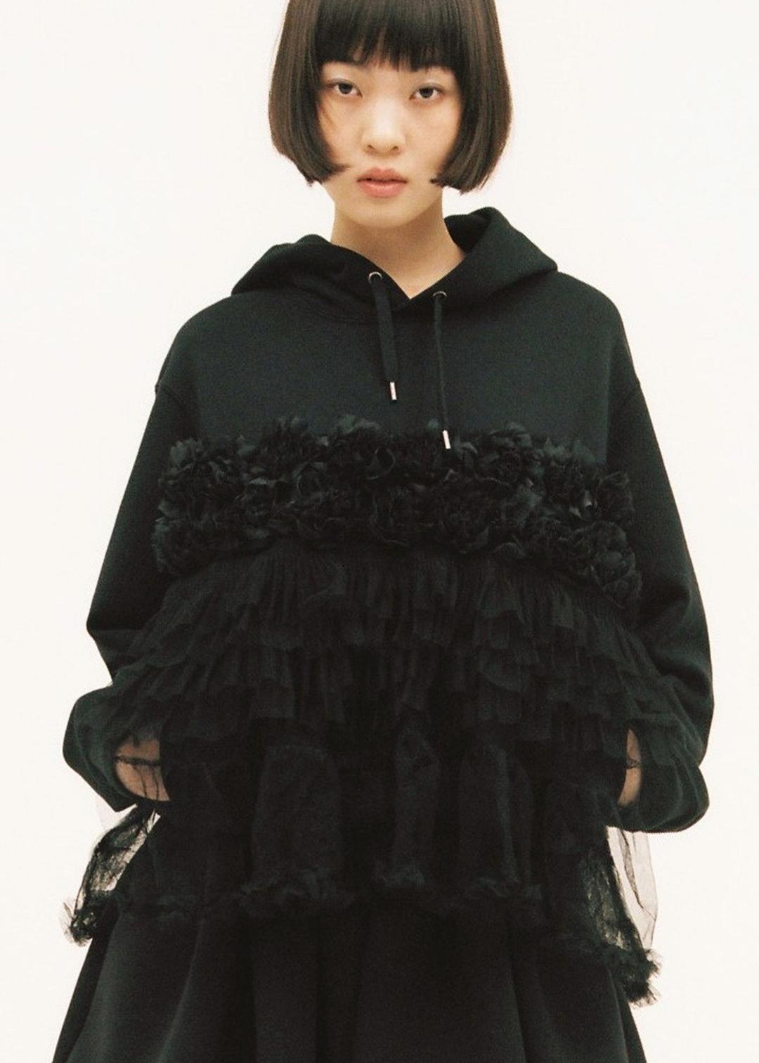 [4/24출고] ROSE SYMPHONY HOODIE - BLACK