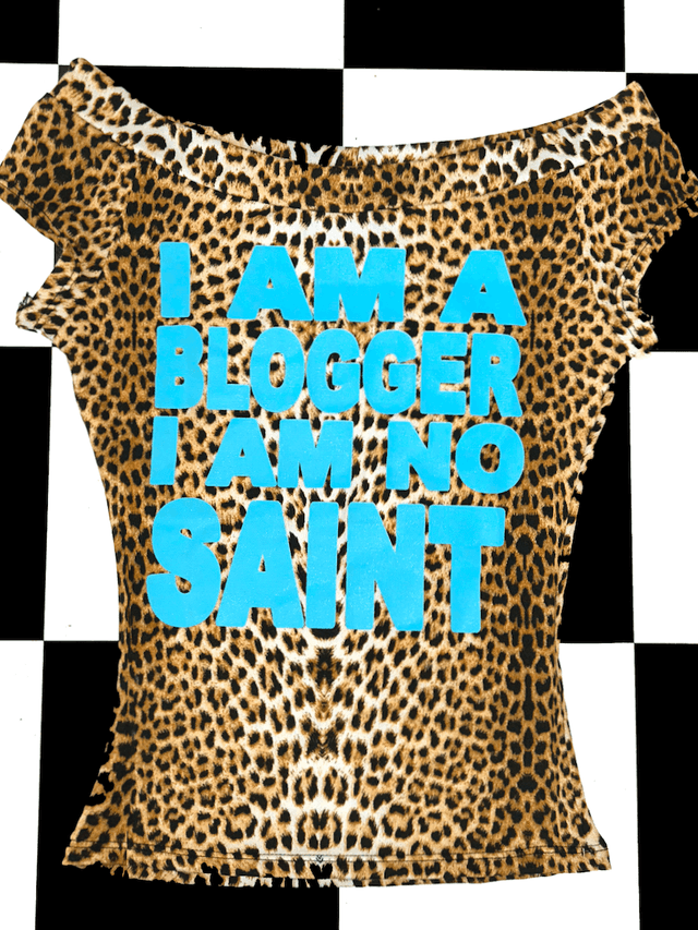 BLOGGER LEOPARD BOATNECK TOP