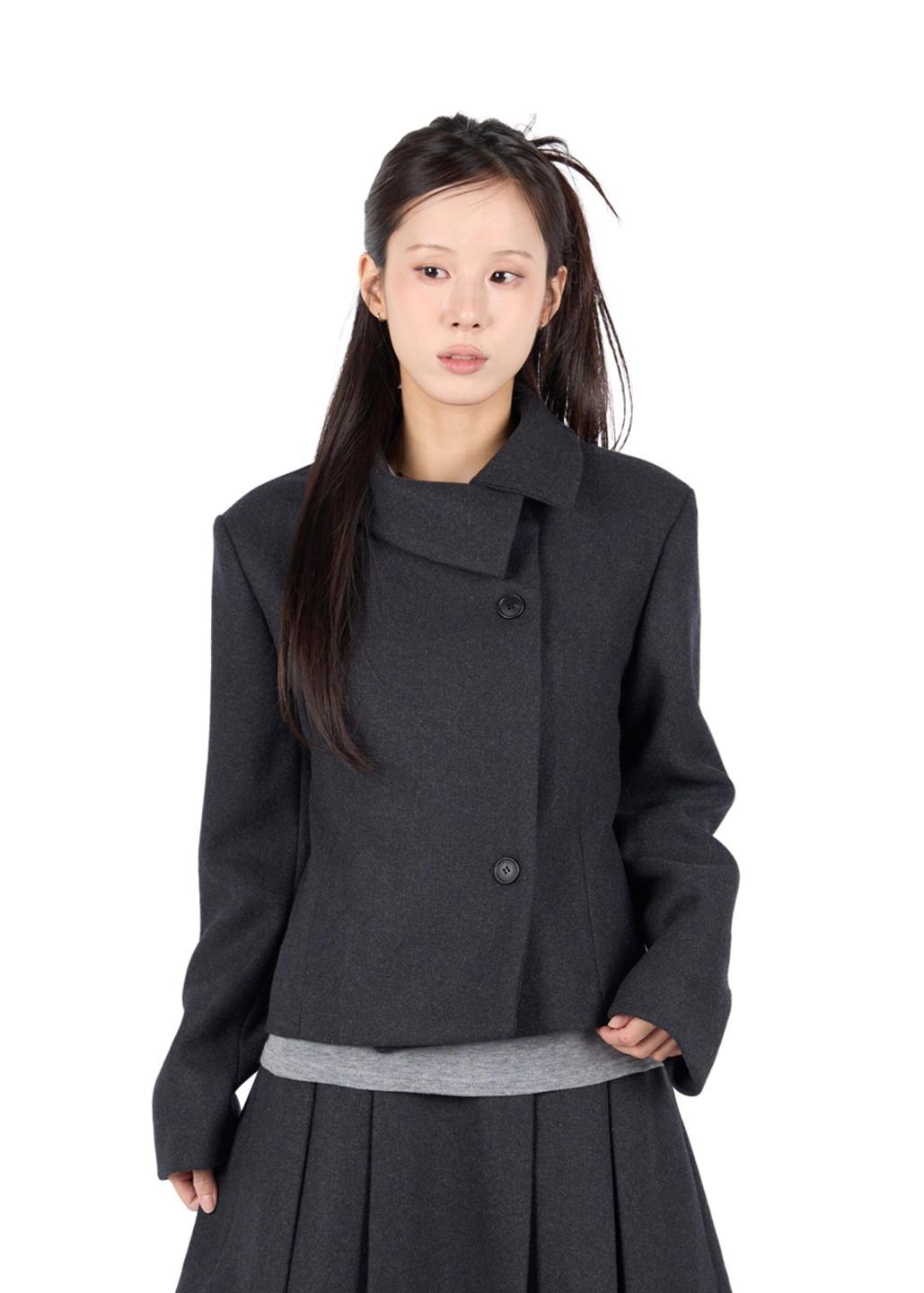 NOIR WOOL JACKET*일주일 소요*