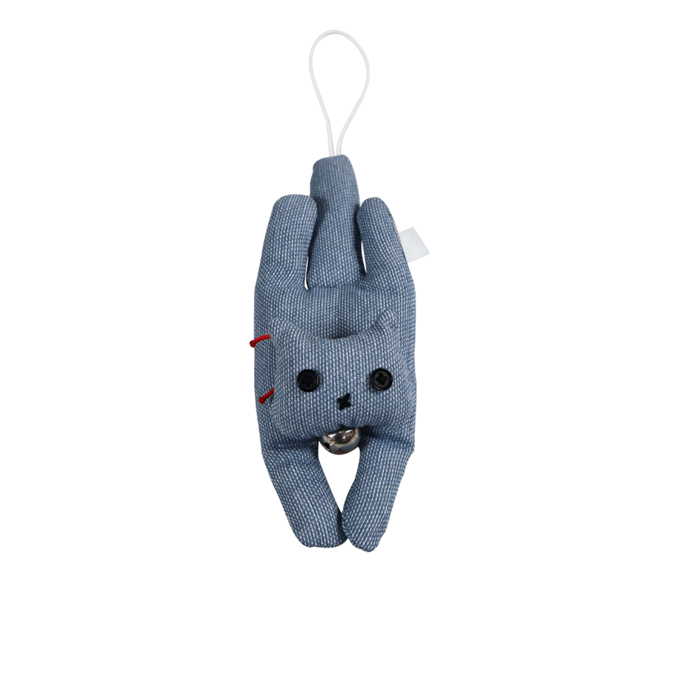 Lucky cat door bell(indigo blue)