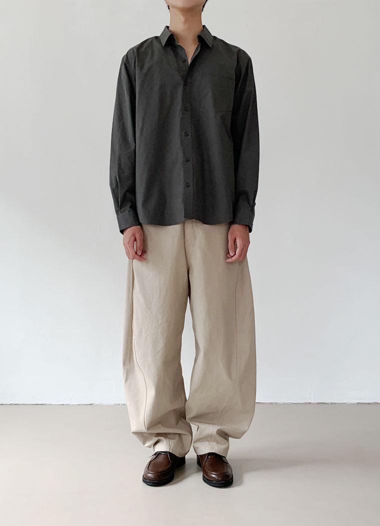 curve cotton pants
