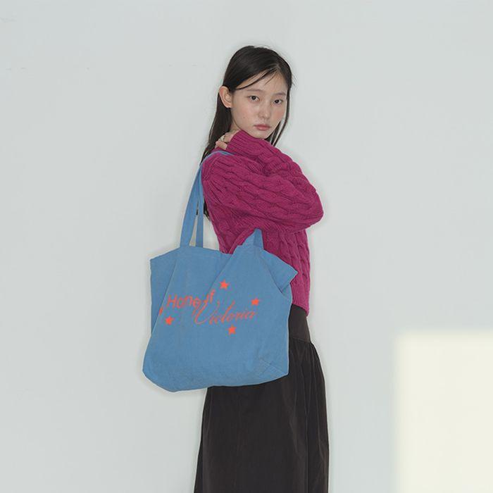 [HBTxVICTORIA] Home of Victoria Eco Bag (SKY BLUE)