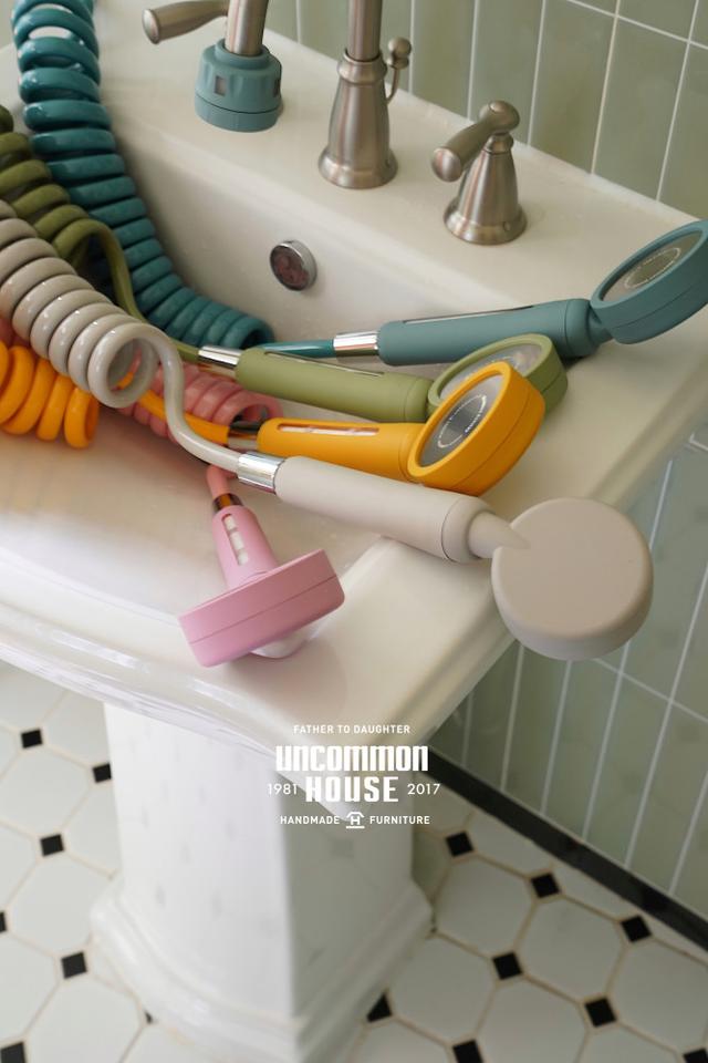 [ 언커먼하우스 ] 언커먼 필터 샤워기 (39,500원) / 스프링 샤워 호스 (28,900원) / 일자 샤워 호스 (16,800원) / 리필필터 (8,000원~15,900원)