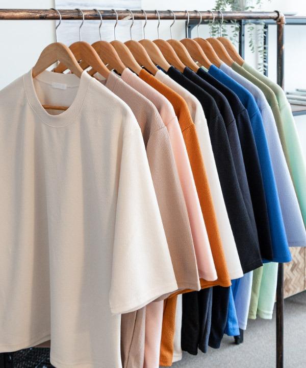 메린 링클프리 7부 티셔츠