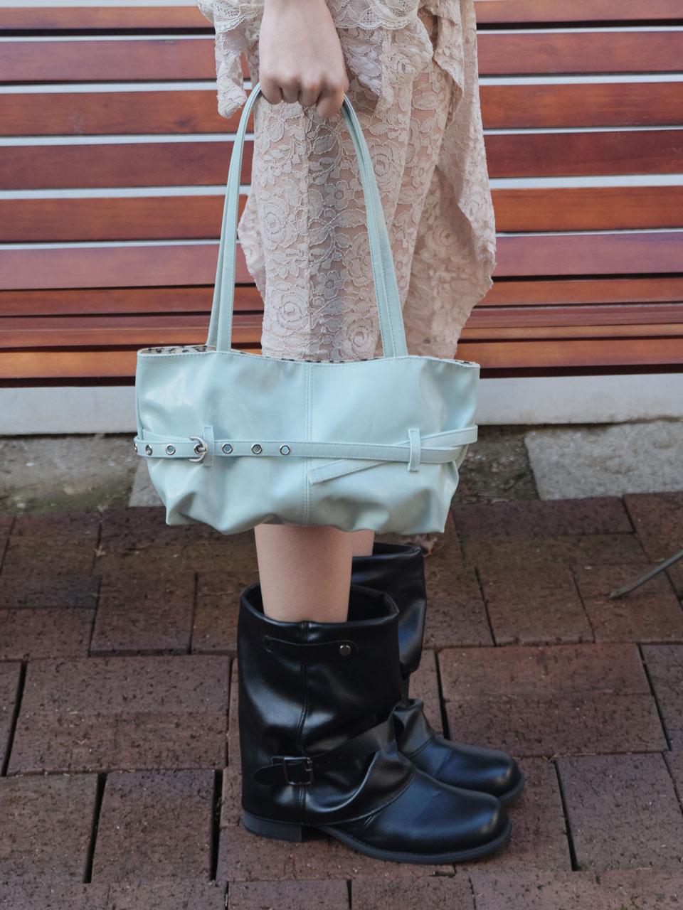 (4월 8일 순차배송) TIED BOAT BAG [MINT]