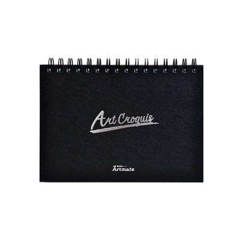 아트메이트 크로키북 양장트윈링 블랙, B5, 1개 - 크로키/드로잉북 | 쿠팡