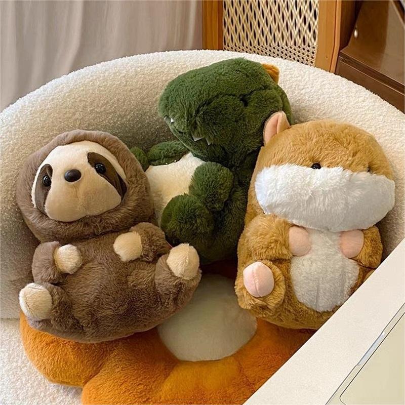 bookaz 몽땅 애착 애니멀 인형 필로우 귀여운 거북목 동물