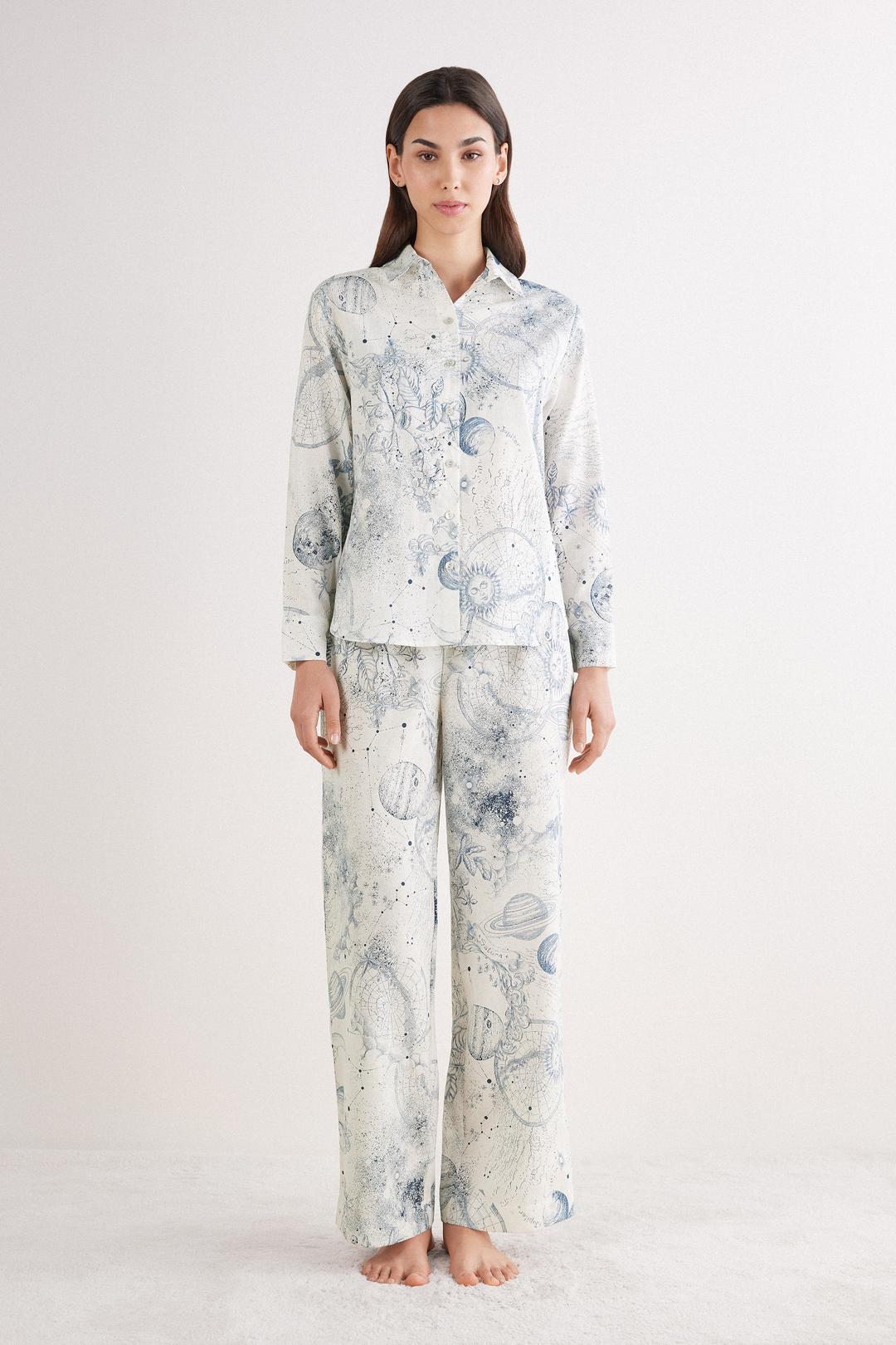 Set de pyjama long en lin et coton LUXURY DREAMS - Intimissimi