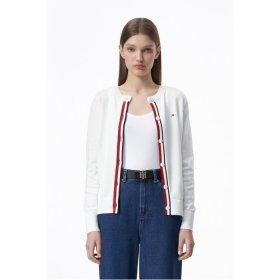 [공식] [아울렛] 글로벌 스트라이프 크루넥 가디건 (T22D1KCD011WT2YBL)