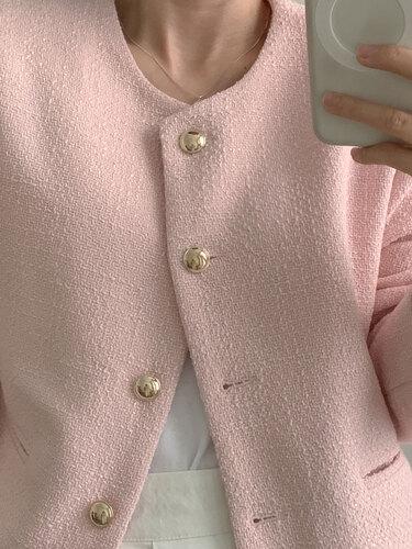 [키작녀]헬런 라운드 트위드 자켓[3color]