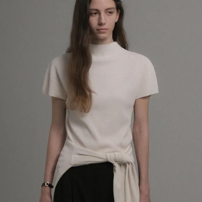 [15차]플리츠 반목 하프티_3color