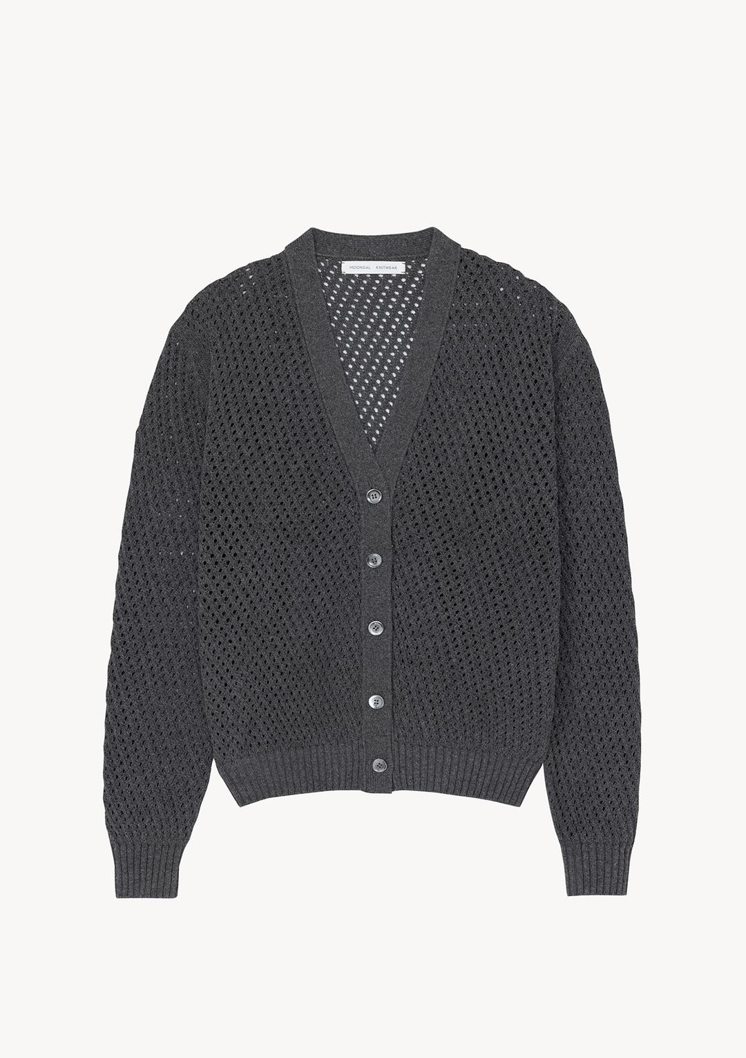 Scotch Nicholson Cardigan in Charcoal