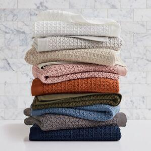 오가닉 플러쉬 와플 타월