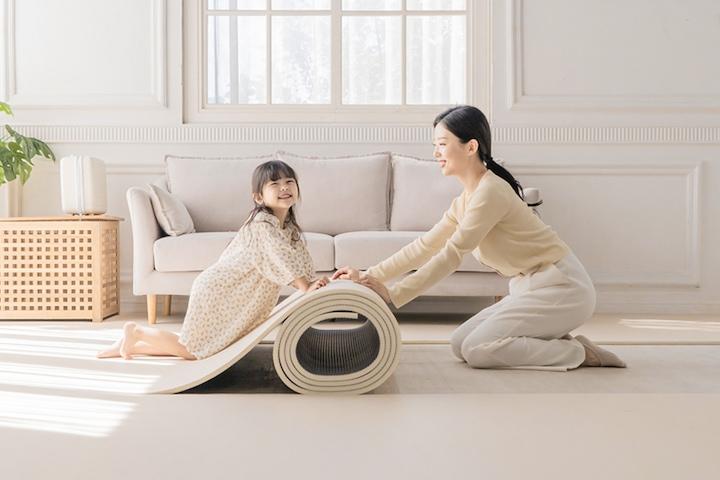 층간소음 사뿐 PVC 롤매트 2종 7size 셀프시공 놀이방 매트