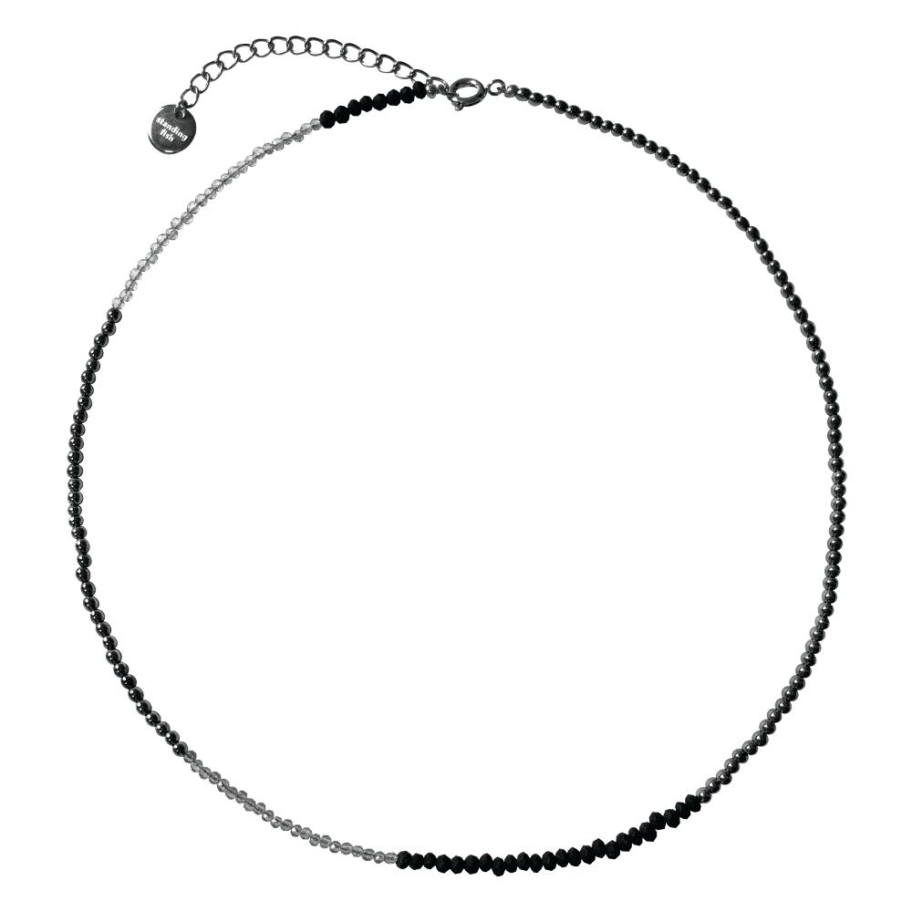 black necklace B3