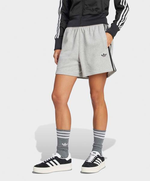 3-스트라이프 숏 팬츠 프렌치 테리 - 그레이:블랙 / JW7399