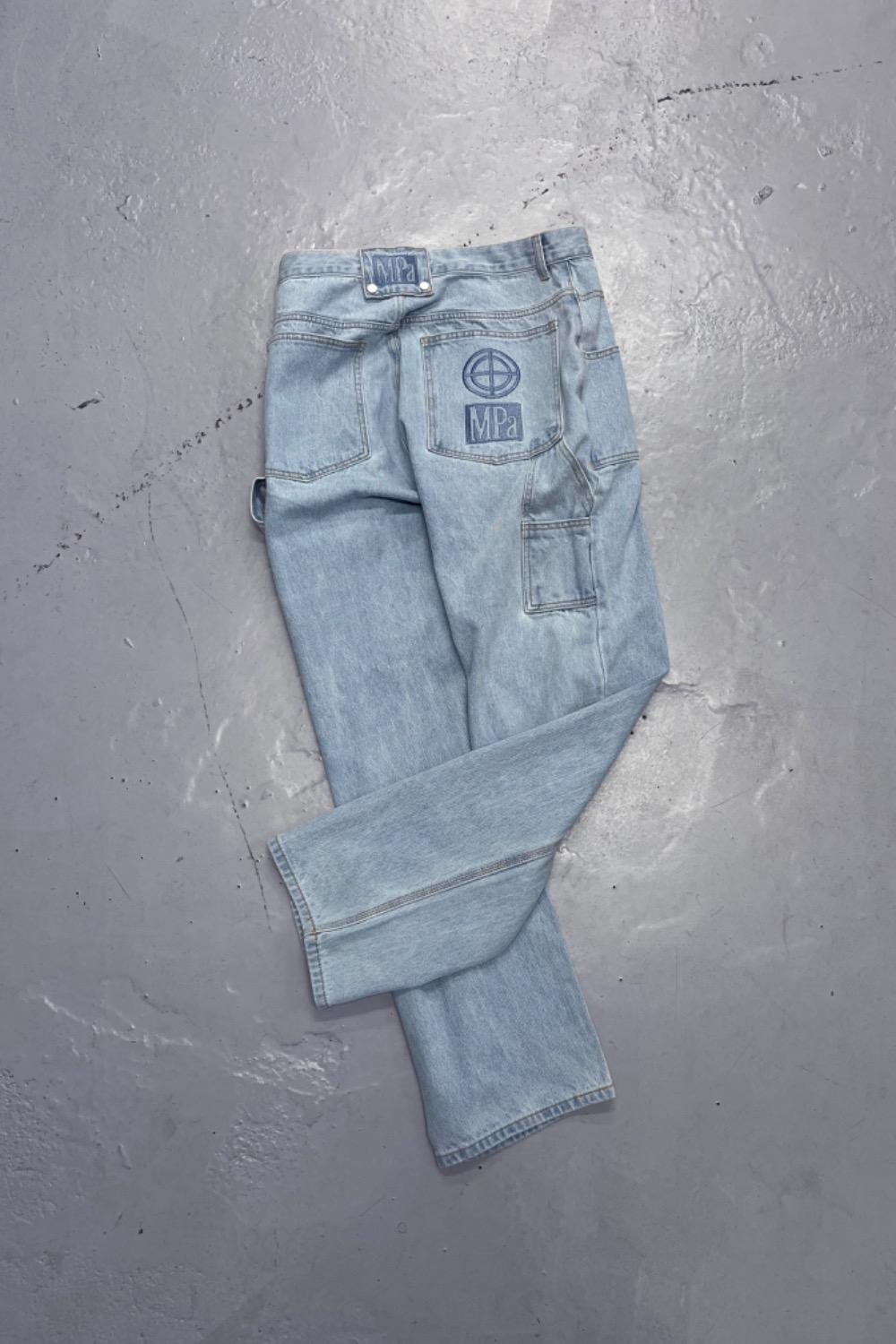 MPa PAINTER DENIM PANTS(STEEL BLUE)