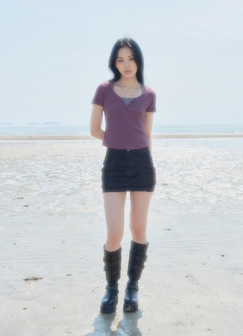 BALLOON SKIRT / BLACK