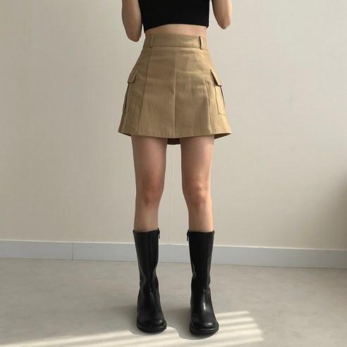슬로우베리 Y2K 카고 포켓 미니 스커트 - 스커트/치마 | 쿠팡