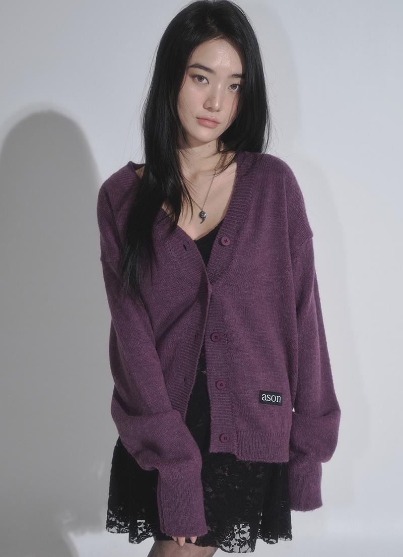 HAPPER CARDIGAN / PURPLE / 2.20 순차 발송 예정
