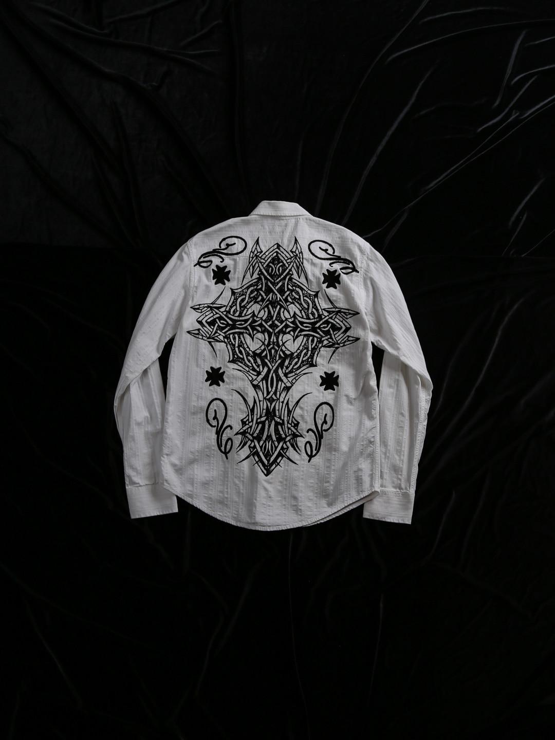 Unique Velvet Graphic Shirt A0112