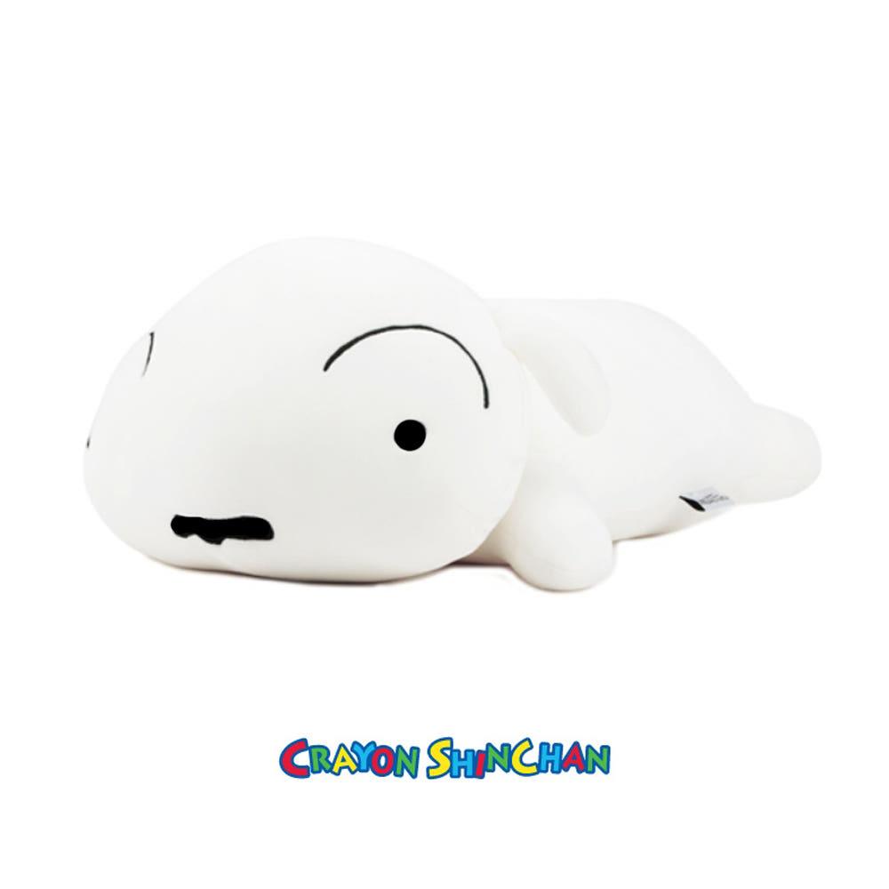 짱구인형 흰둥이 바디 모찌 라잉 쿠션 인형 52cm 애착 동물 강아지