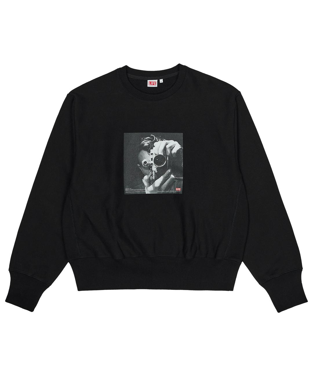 HEAVY WEIGHT ANDREAS FEININGER SWEATSHIRT_BLACK
