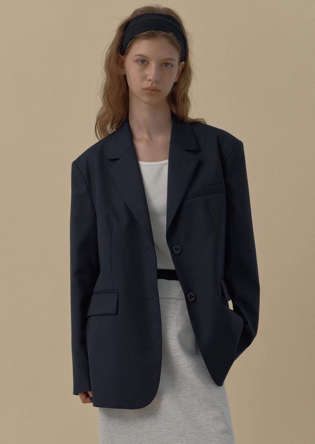 classic boxy jacket (2color)