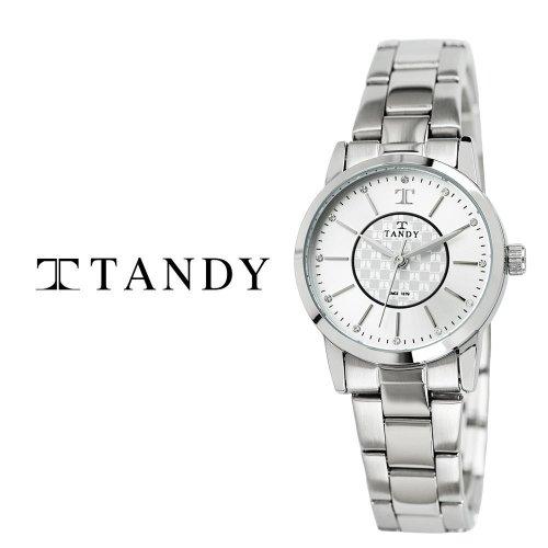 [TANDY] 탠디 시그니쳐 럭셔리 메탈 (스와로브스키 식입) T-3915 실버 여자손목시계