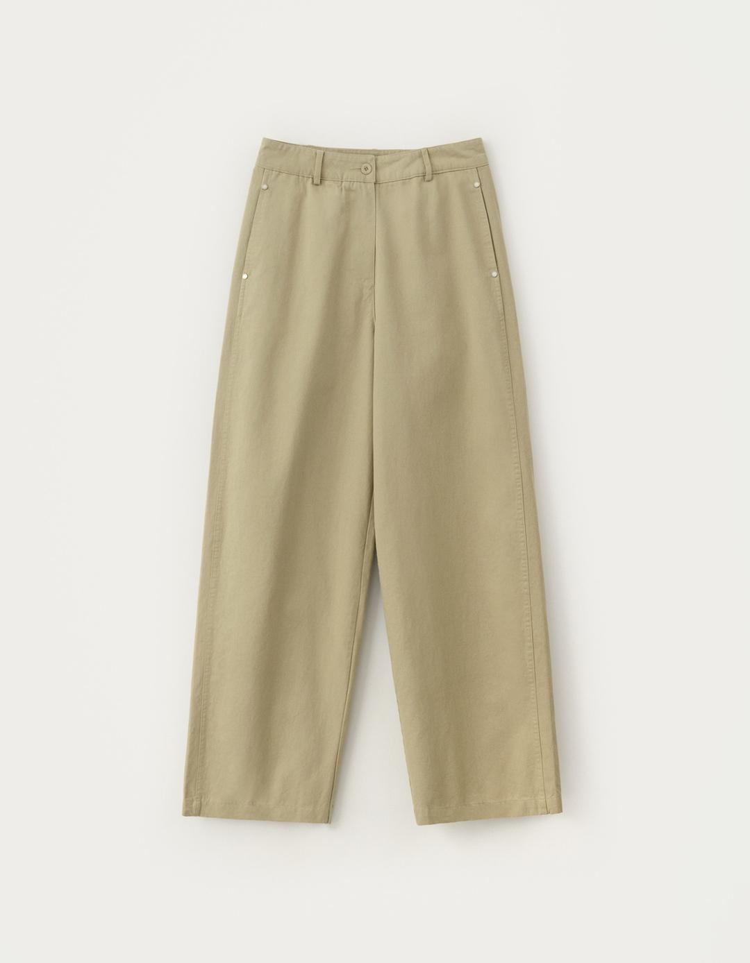 [Release] Bess Cotton Pants - Beige