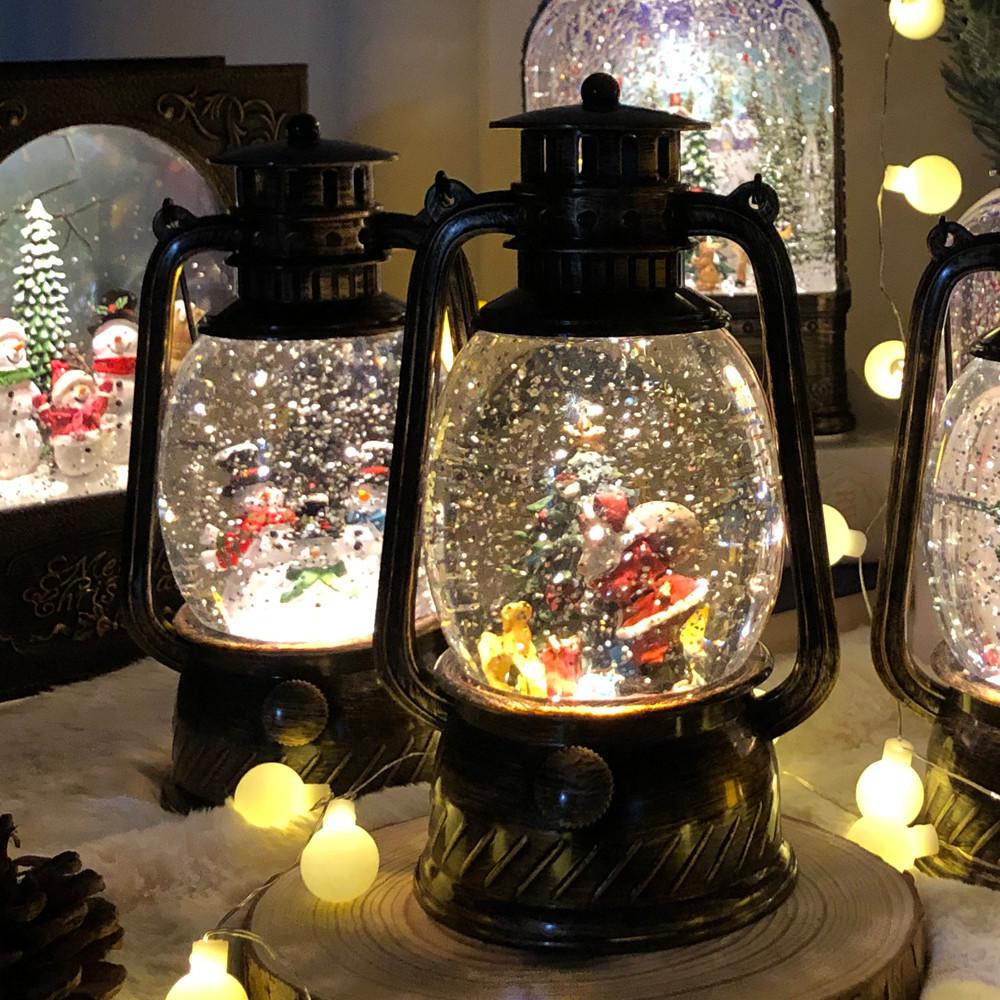 진심디자인 브리안 원형 램프 무드등 오르골 2종 크리스마스 앤틱 장식 선물