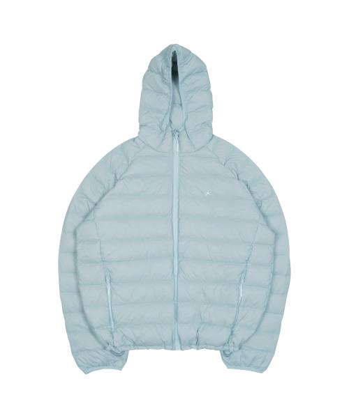 TCM mini logo raglan light puffer jacket (sky blue)