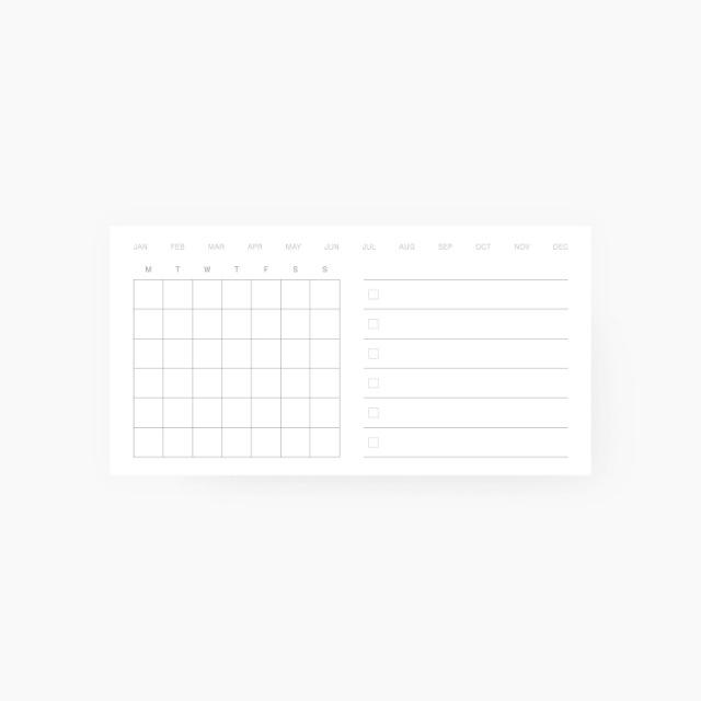 Memopad, Week Check