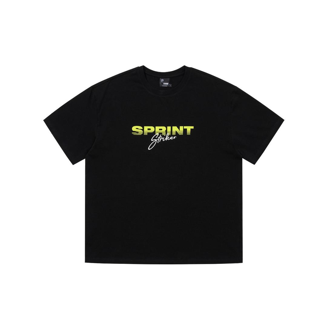 스프린트 티셔츠 - 블랙