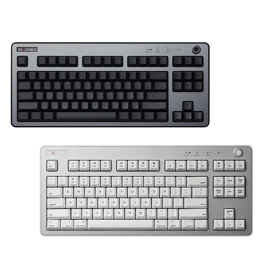리얼포스 REALFORCE R3 Mac용 텐키레스 45g 균등 영문배열 R3HH21
