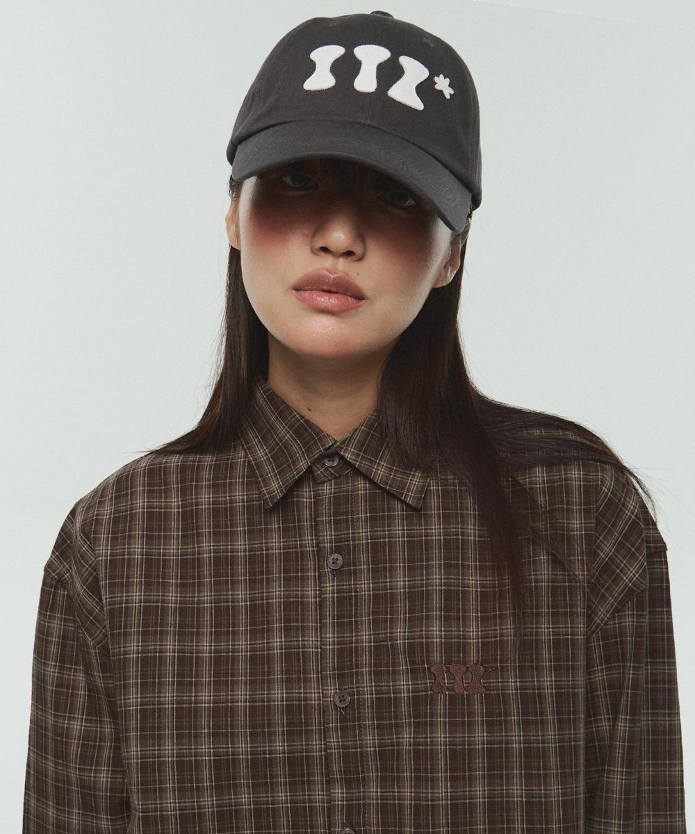 ITZ MINI LOGO BALL CAP - CHARCOAL