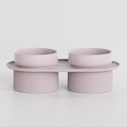 캣킷 반려동물 오브제 도자기 밥그릇 식기, 핑크, 1개 - 식기 | 쿠팡