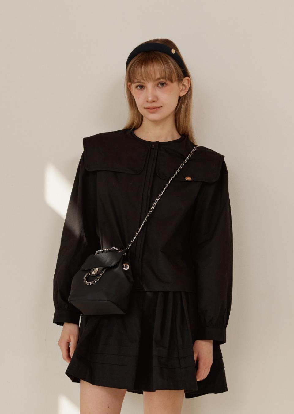 ANC NYLON MINI SHOULDER BAG_BLACK