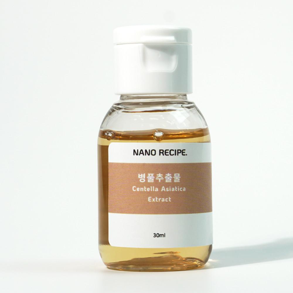 나노레시피 병풀 추출물 원액 100% 10ml 30ml 뿌리는 정제수 없는 물 토너 효능