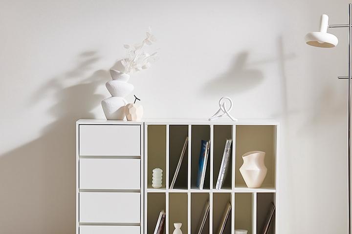 뮤트 E0등급 400 서랍장 높은 거실장