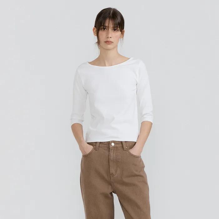 Silket Boatneck T-Shirt (4color)