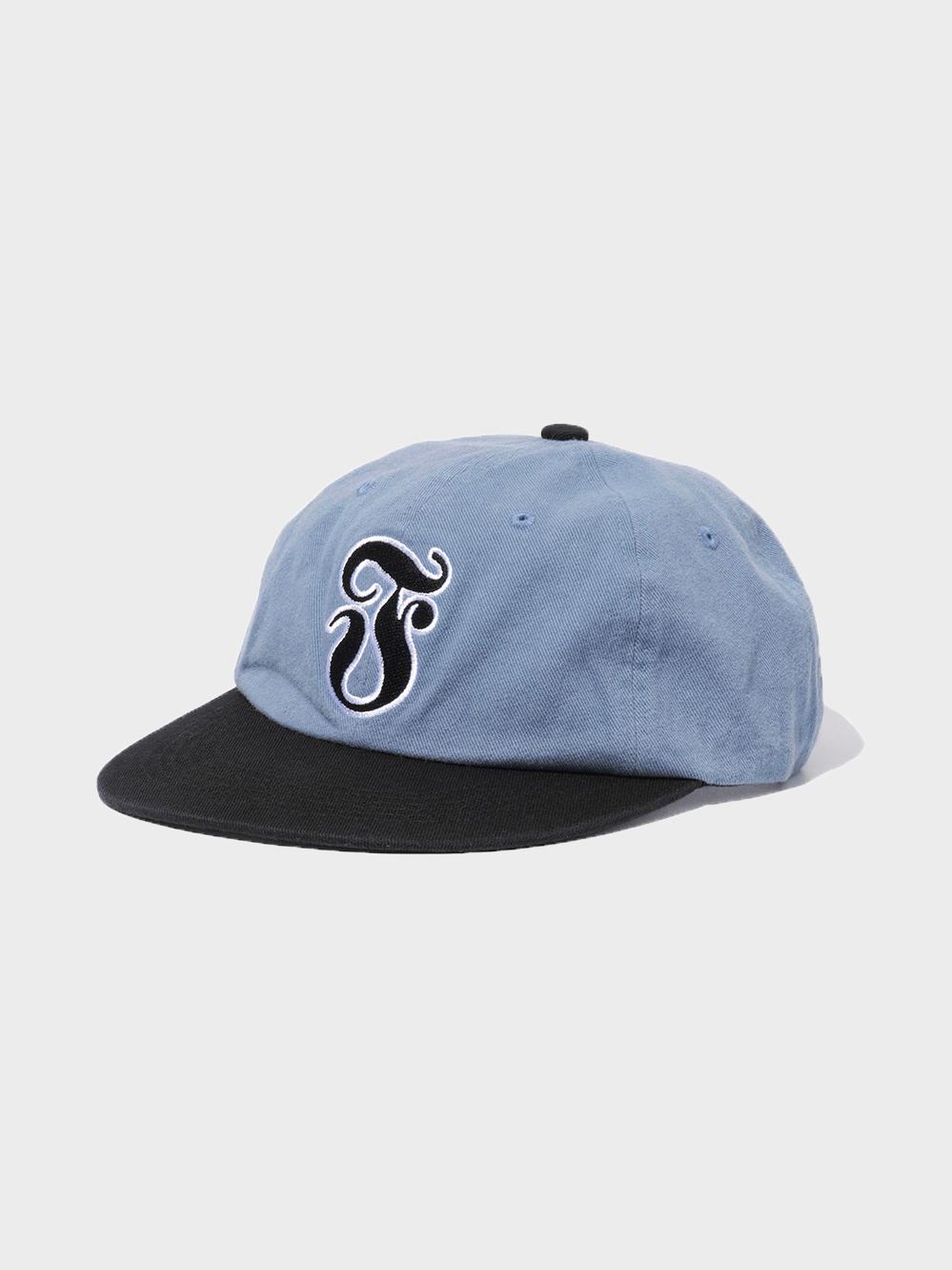 Serif F-Logo Washed Cap Smoke Blue
