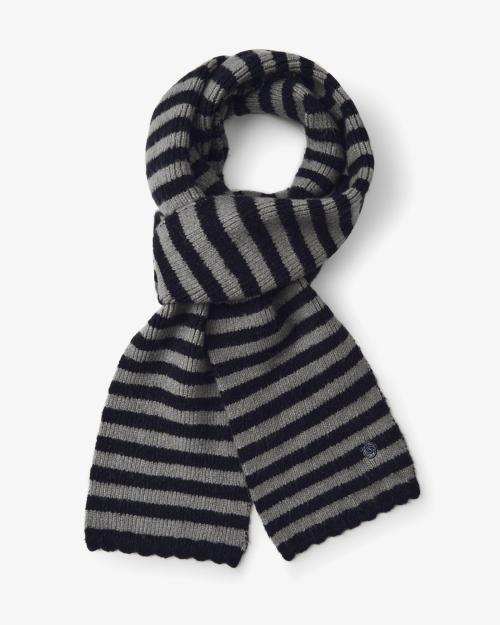 STRIPE SYMBOL MUFFLER [NAVY]