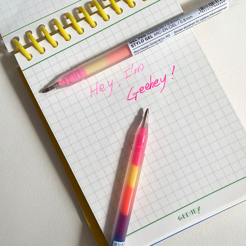 Rainbow Gel Pen(2 colors)