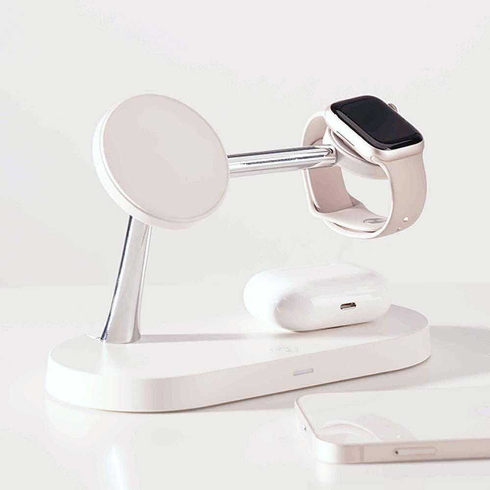 오주주 3in1 무선충전기 애플워치 맥세이프 아이폰 에어팟 호환