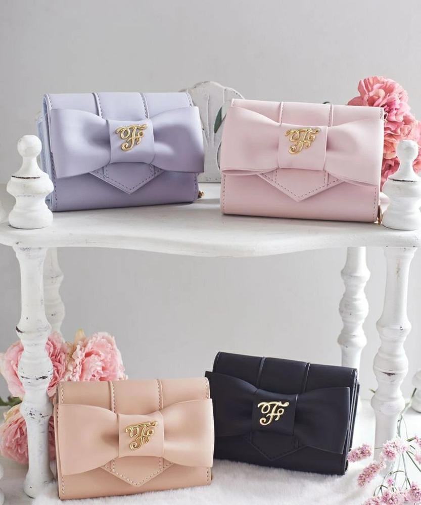 메종드플뢰르 리본 벨트 지갑 미니 월렛 여성