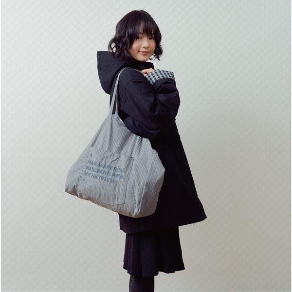 [12/29이후 순차출고] [Oafish]STRIPE SNAP MULTI-WAY BAG GRAY 25FWAC001GROS