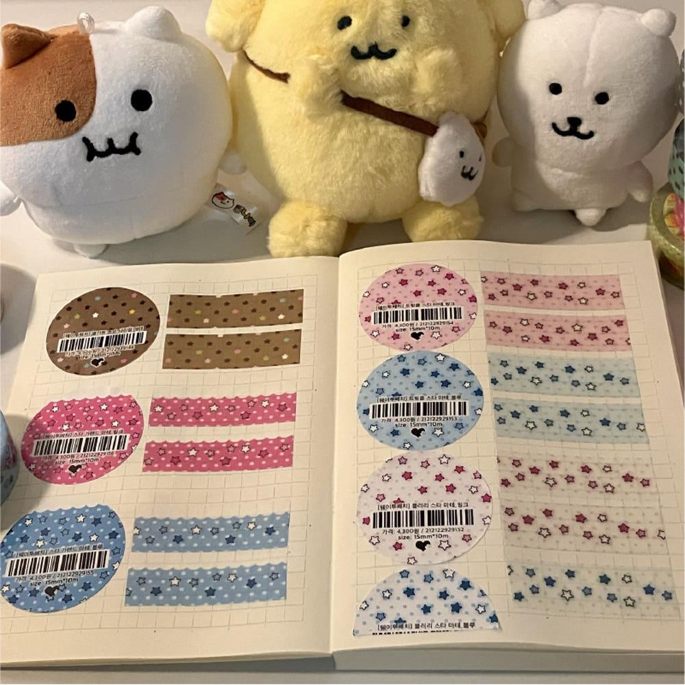 [waytoofetch⋆웨이투페치] 15mm 마스킹 테이프 (10types)