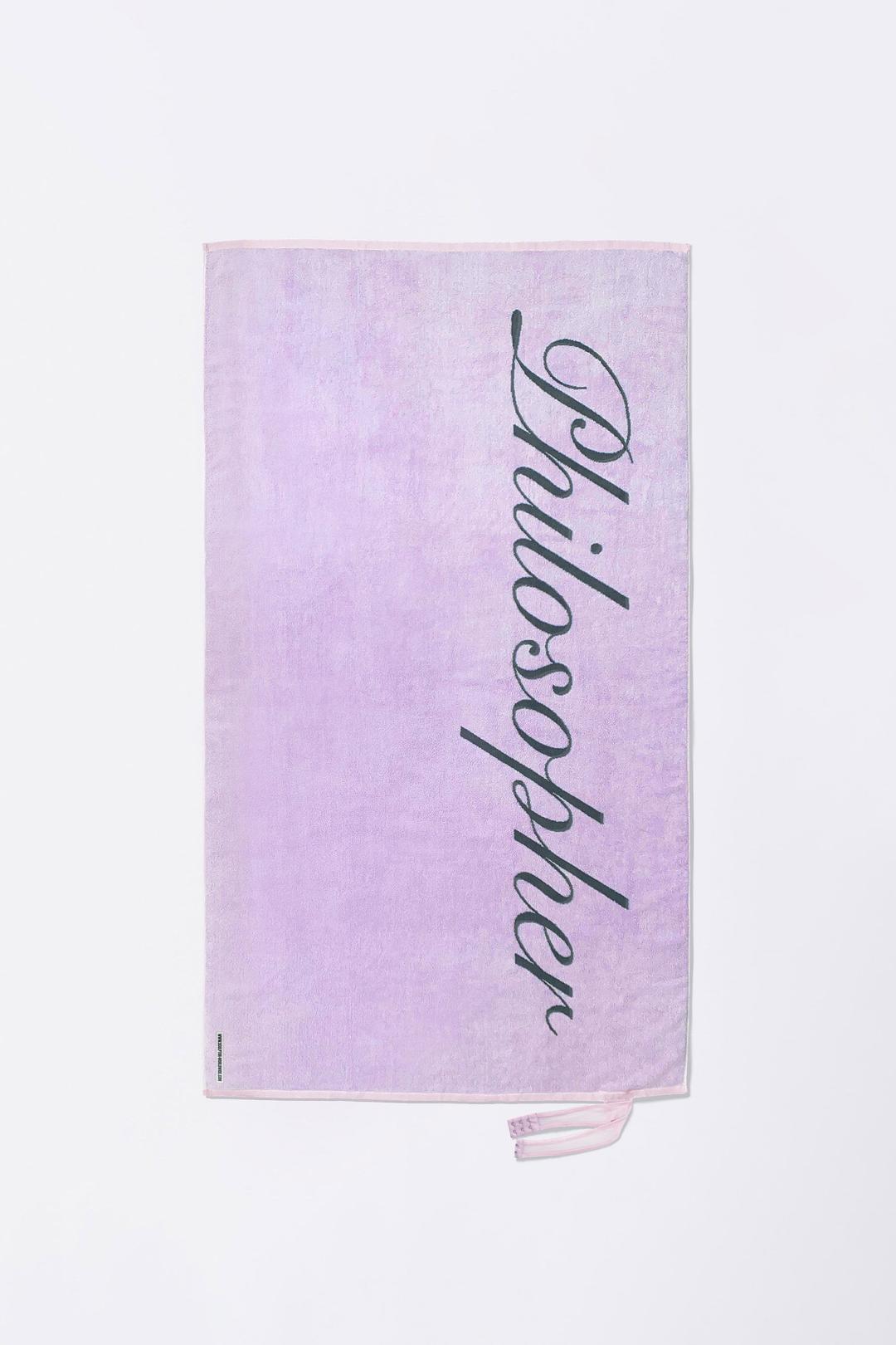 Hook Me Up Beach Towel Pink/Charcoal